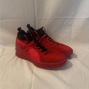 Puma Fiery Red Sports Sneakers